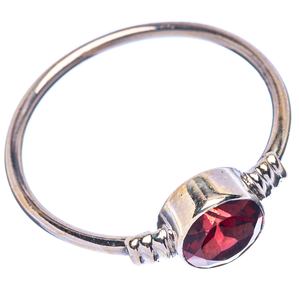 Garnet Dainty Ring Size 7 (925 Sterling Silver) R146824