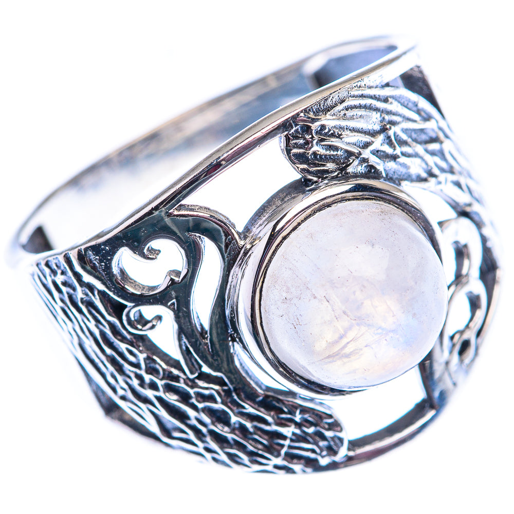 Rainbow Moonstone 925 Sterling Silver Ring Size 10 (925 Sterling Silver) RING140298