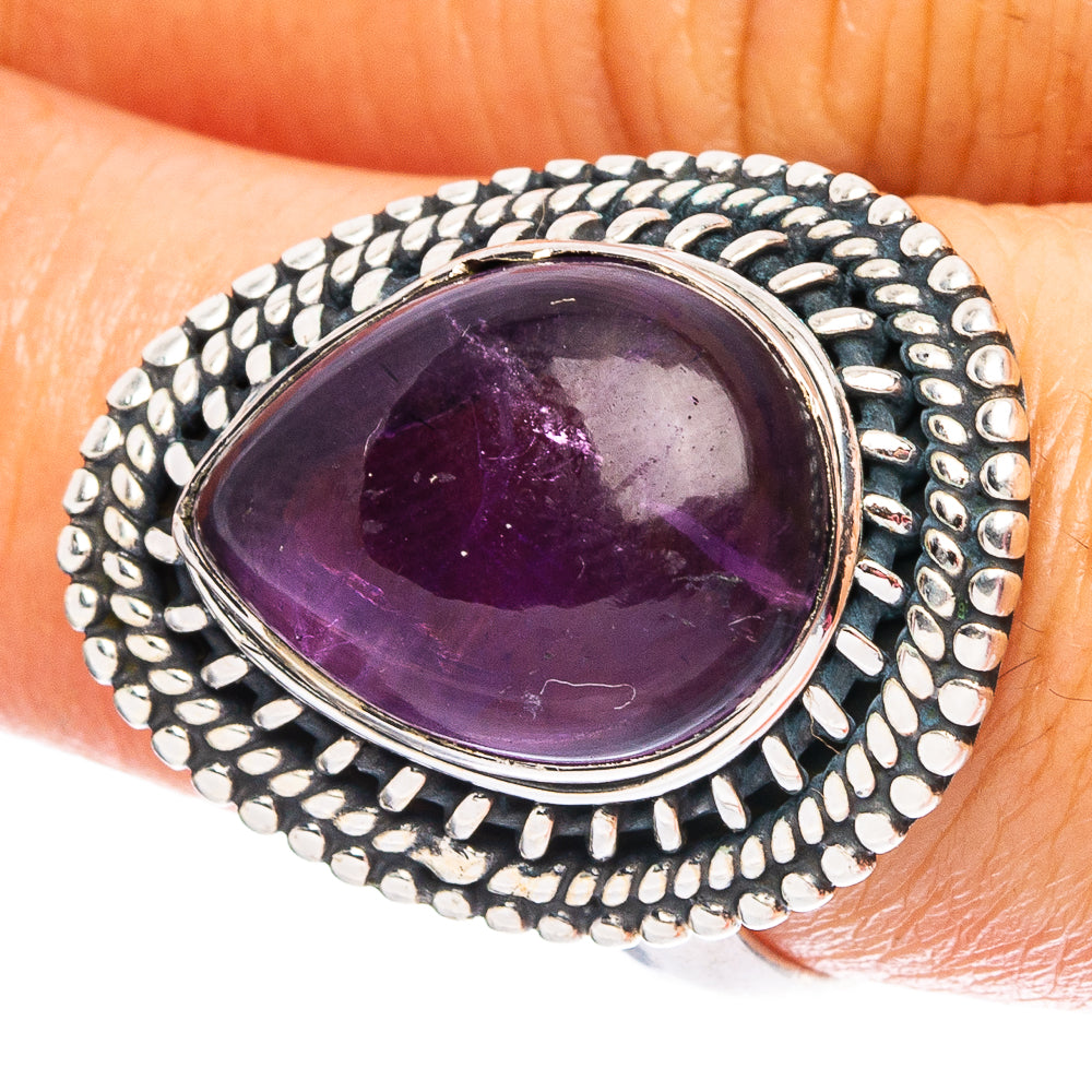 Amethyst 925 Sterling Silver Ring Size 8 (925 Sterling Silver) R6331