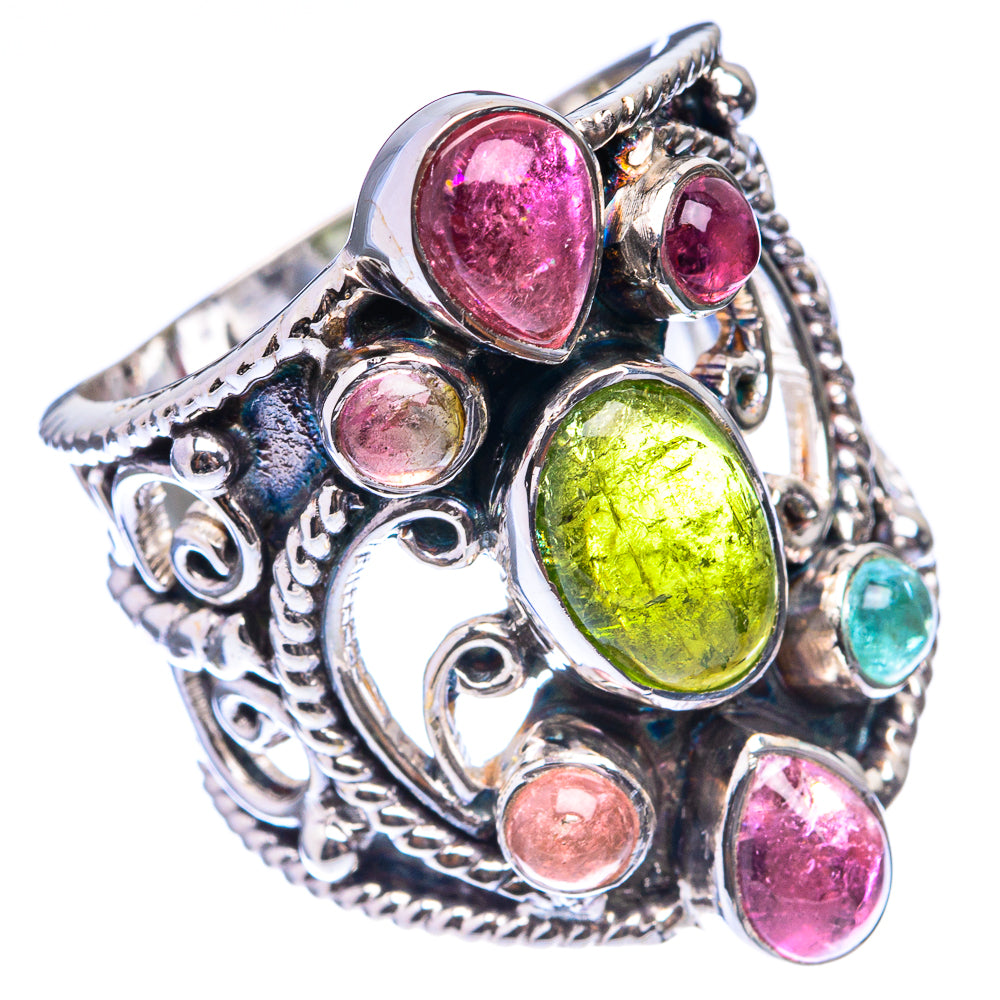 Signature Mixed Tourmaline Ring Size 9 (925 Sterling Silver) R141700