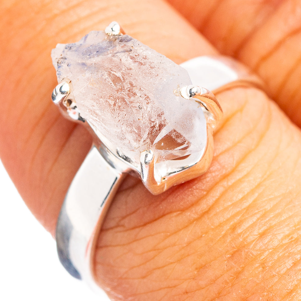 Dumortierite Quartz Ring Size 8 (.925 Sterling Silver)