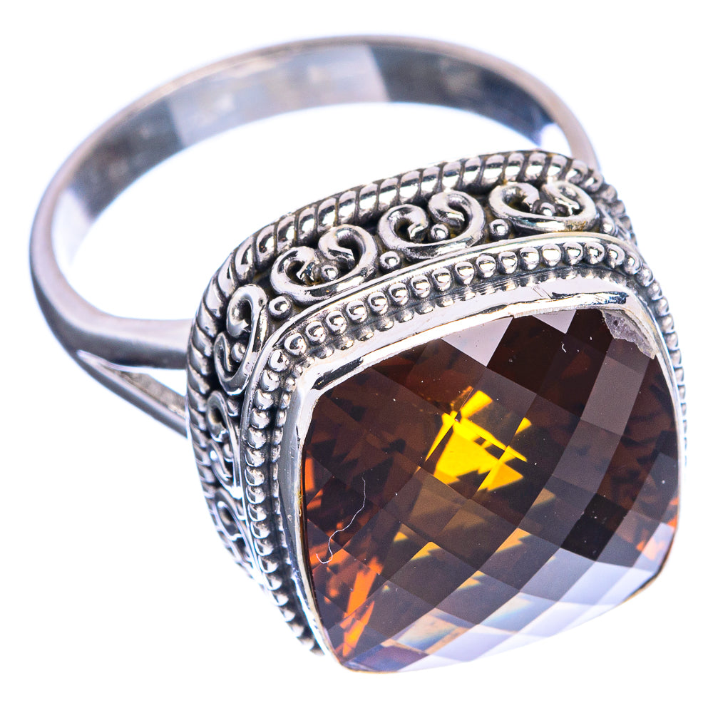 Mandarin Citrine Ring Size 9.75 (925 Sterling Silver) R144292