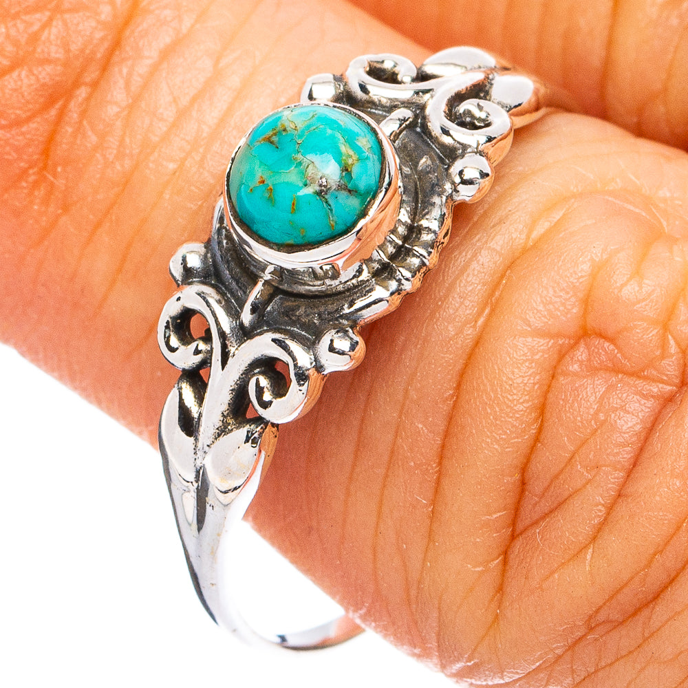 Mohave Turquoise Ring Size 9.75 (925 Sterling Silver) R8345