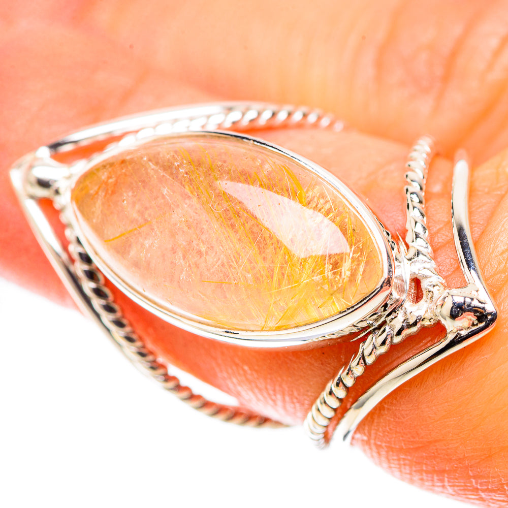 Premium Rutilated Quartz Ring Size 5.75 (925 Sterling Silver) RING138078
