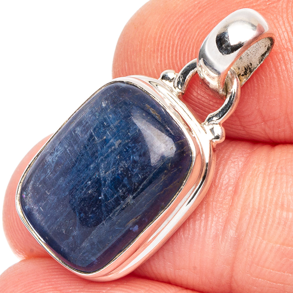 Kyanite Pendant 1 1/8" (.925 Sterling Silver)
