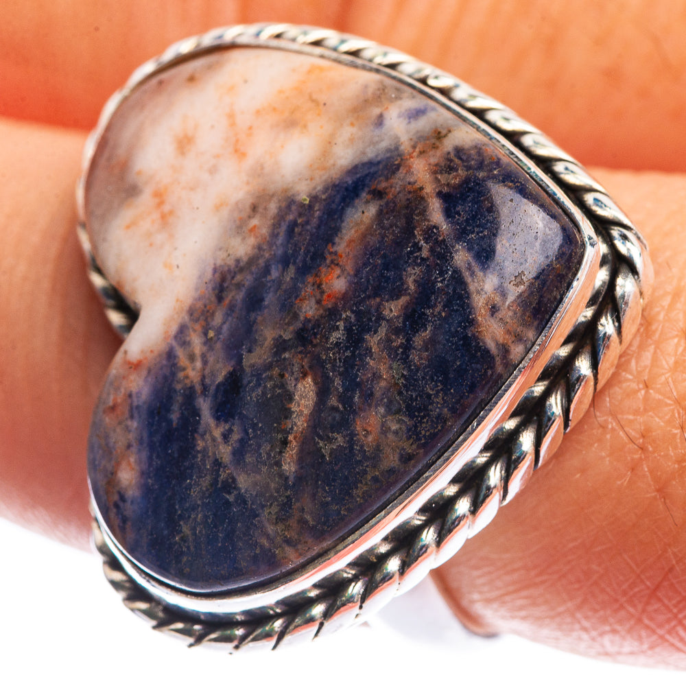 Large Sodalite Ring Size 8 (925 Sterling Silver) R144172