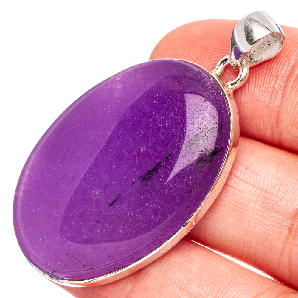Purple Aventurine Pendants 1 3/4" (925 Sterling Silver) P43223