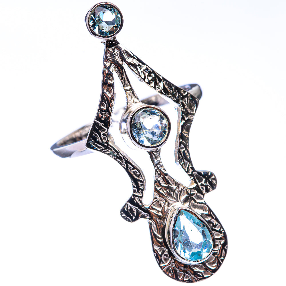 Premium Blue Topaz Ring Size 8.75 (925 Sterling Silver) R141785
