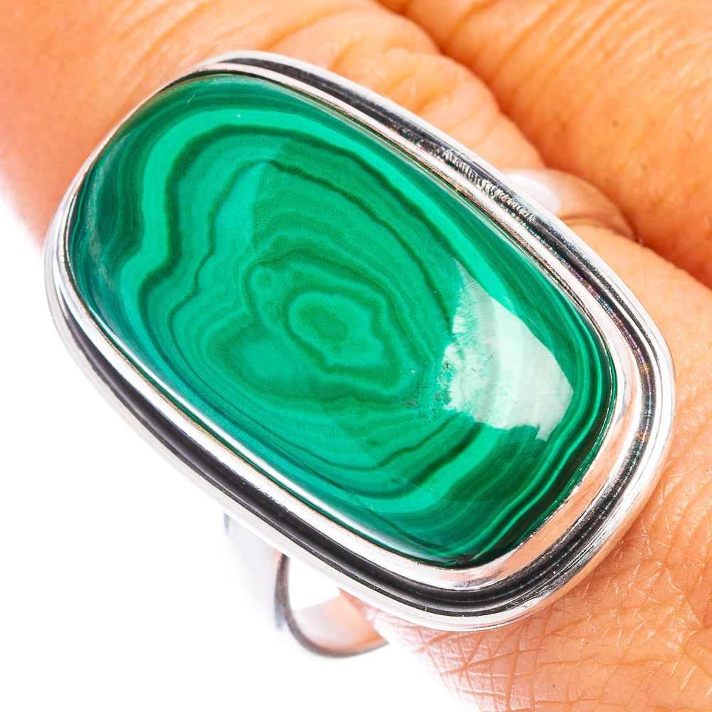 Malachite Ring Size 11 (925 Sterling Silver) R7178