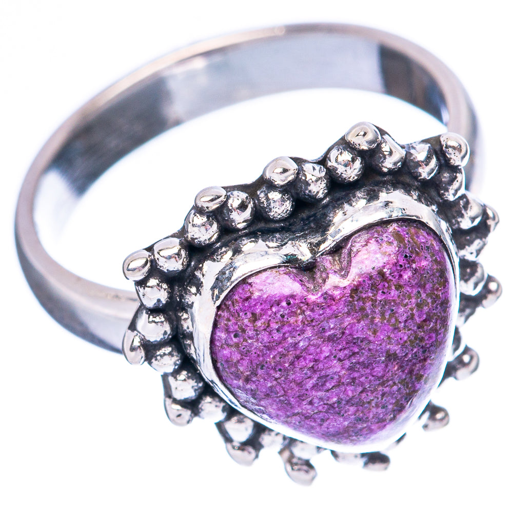 Stichtite Heart 925 Sterling Silver Ring Size 6 (925 Sterling Silver) R3926