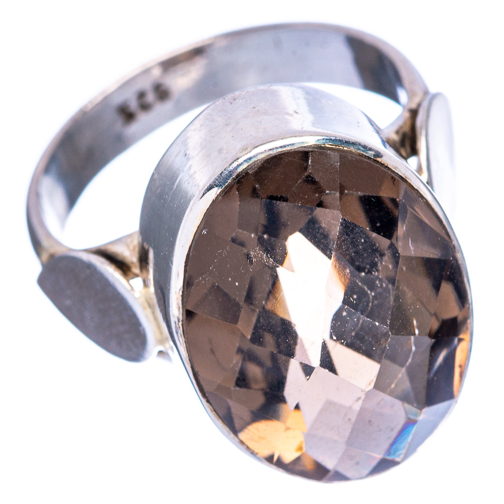Smoky Quartz Ring Size 7.75 (925 Sterling Silver) R146549