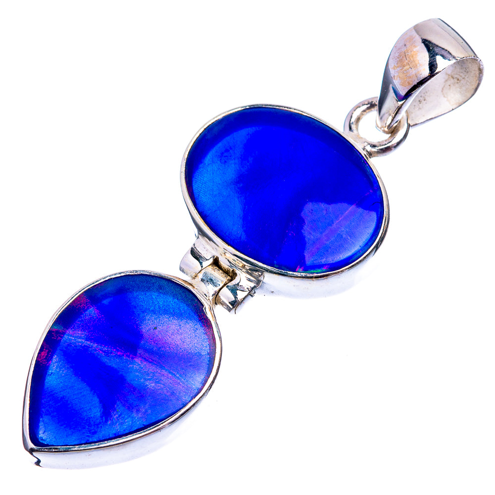 Aura Opal Pendant 1 3/4" (925 Sterling Silver) P39028