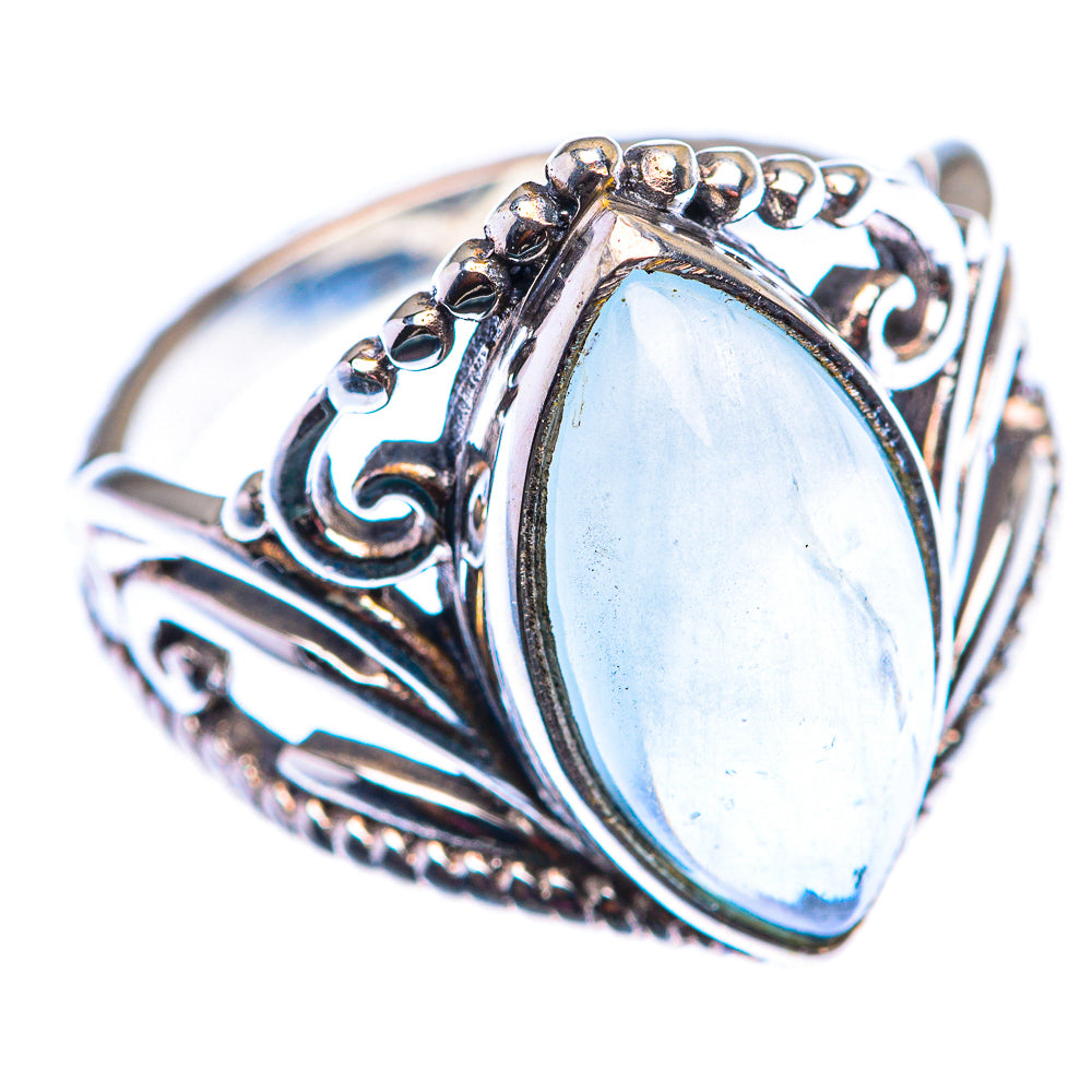 Aquamarine Ring Size 7.25 (925 Sterling Silver) RING140076