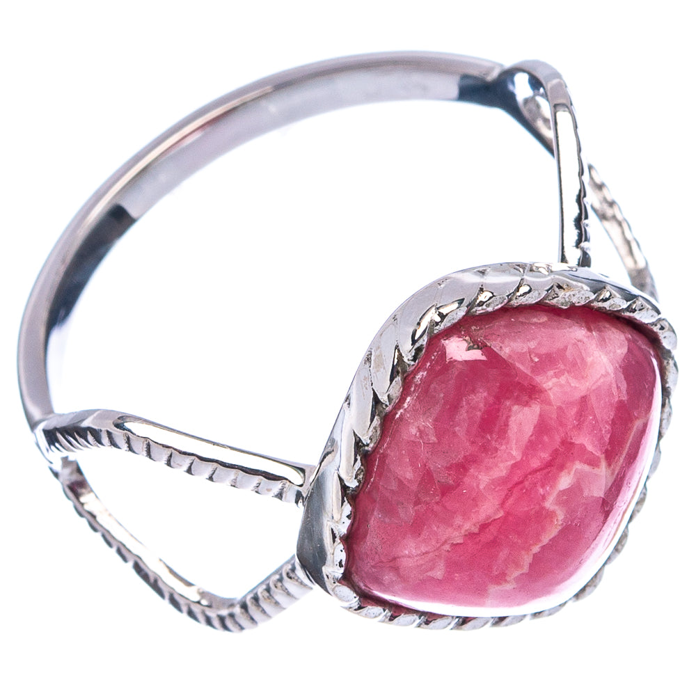 Premium Rhodochrosite Ring Size 8.75 (.925 Sterling Silver)