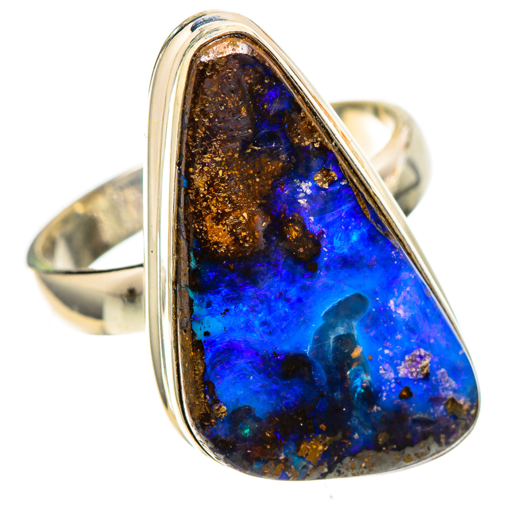 Boulder Opal Ring Size 8.25 (925 Sterling Silver) RING137859