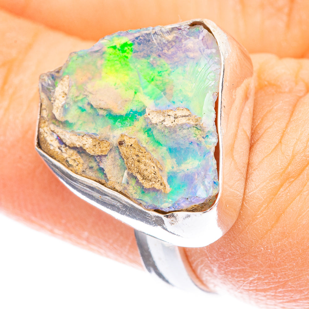 Raw Ethiopian Opal Ring Size 6 (925 Sterling Silver) R142644
