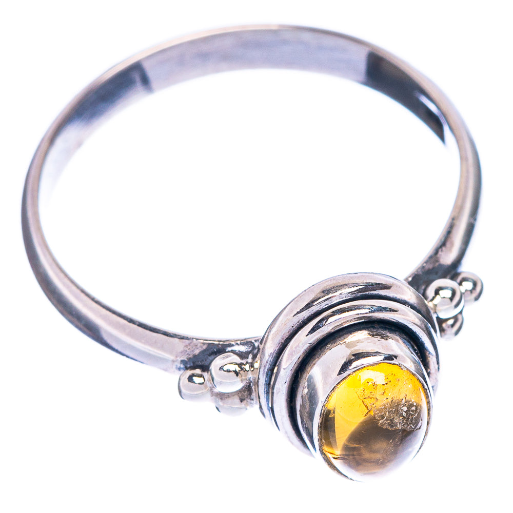 Natural Citrine Ring Size 8 (925 Sterling Silver) R1112