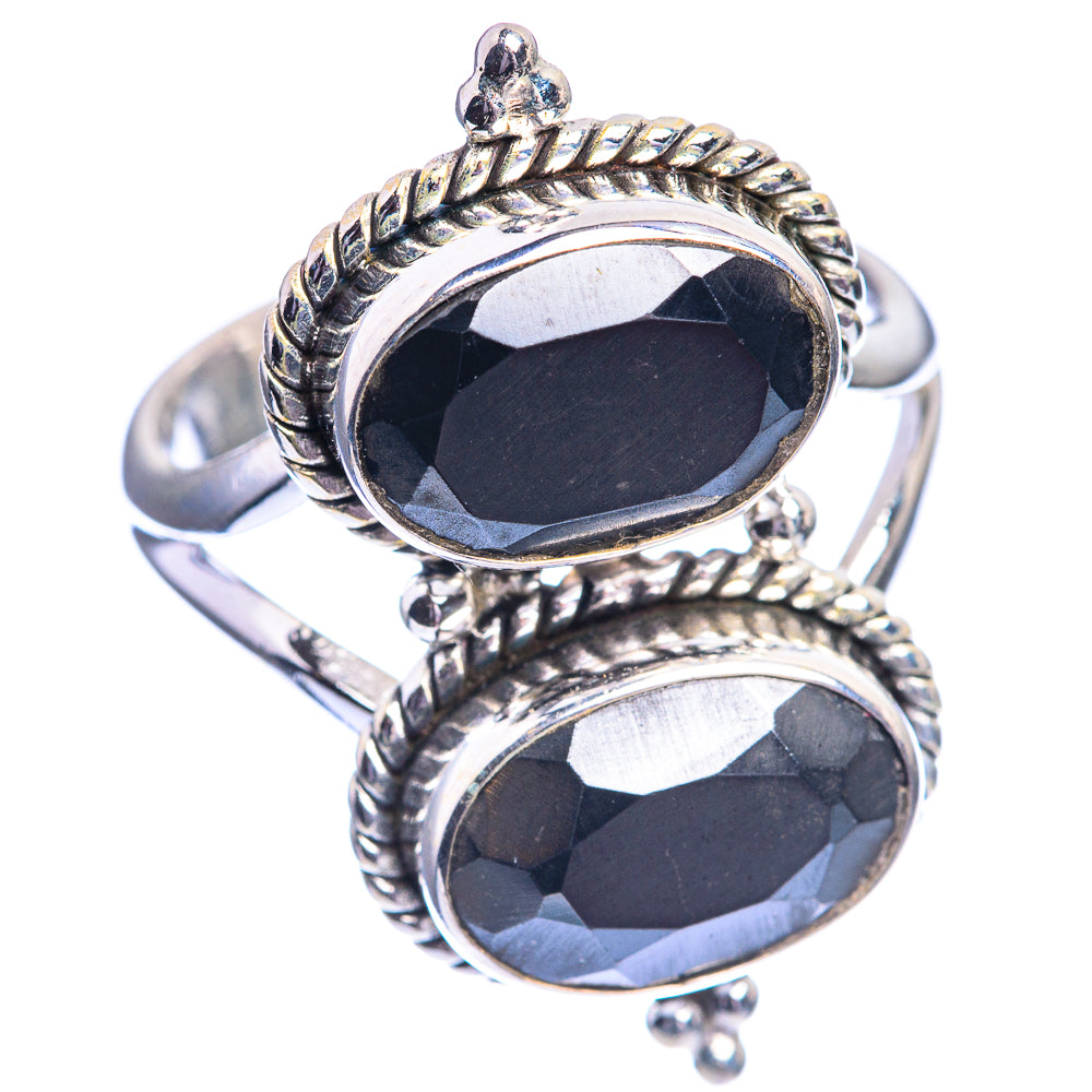 Black Onyx Ring Size 9 (925 Sterling Silver) R142274