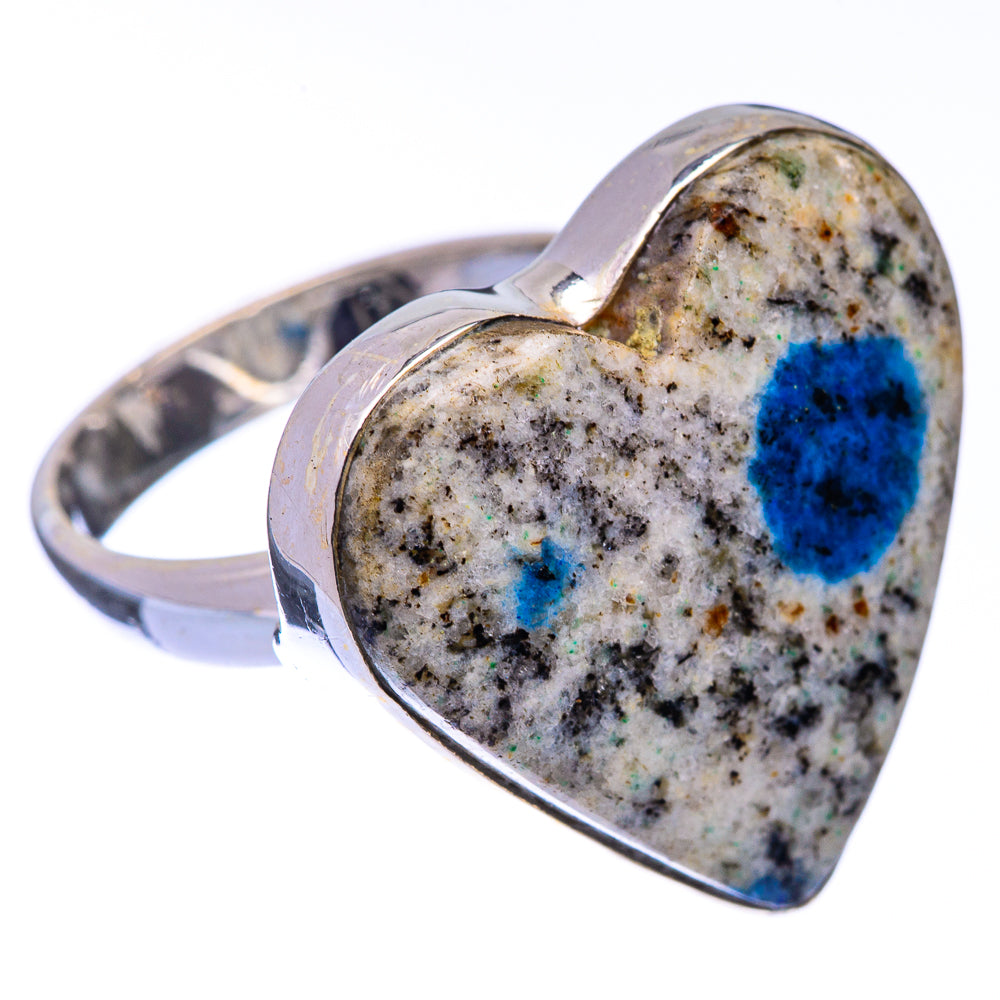 K2 Blue Azurite Ring Size 7.25 (925 Sterling Silver) R141075