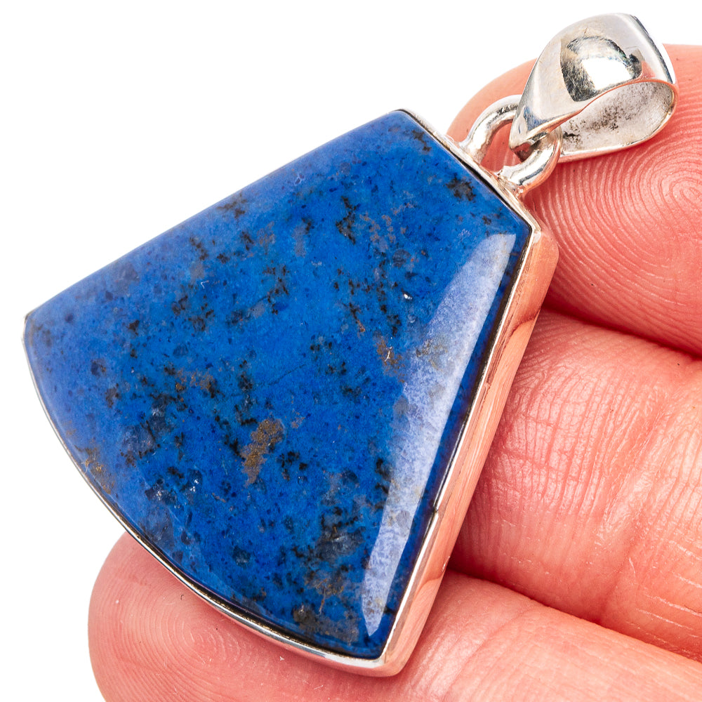 Sodalite Pendant 1 3/8" (925 Sterling Silver) P43124