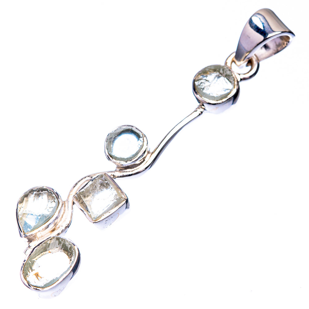 Premium Herkimer Diamond Pendant 1 7/8" (925 Sterling Silver) P38794