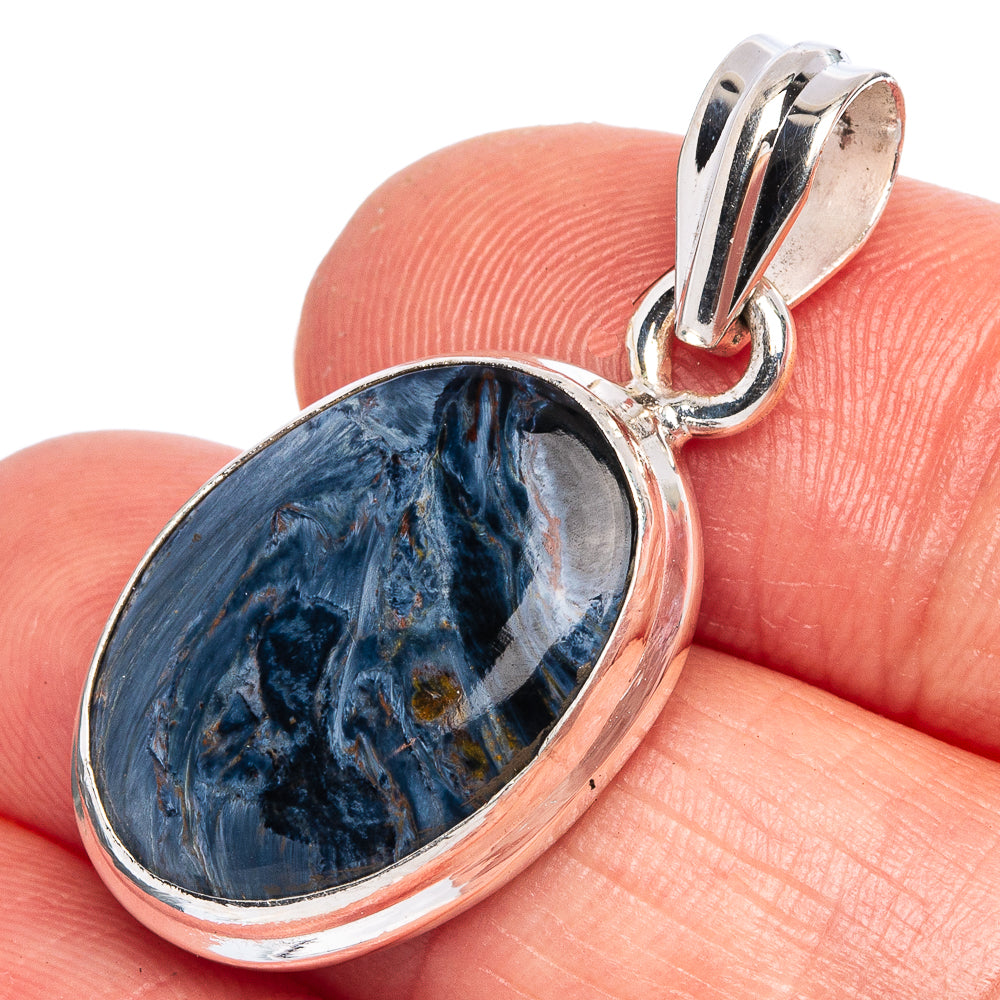 Pietersite Pendant 1 3/8" (925 Sterling Silver) P40429