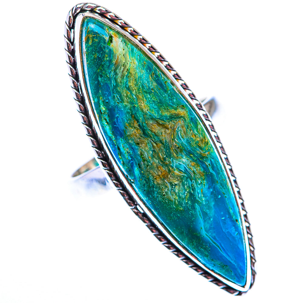 Large Peruvian Opal Ring Size 8.5 (925 Sterling Silver) RING140220
