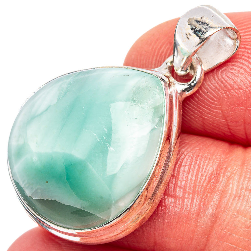 Smithsonite Pendant 1 1/4" (.925 Sterling Silver)