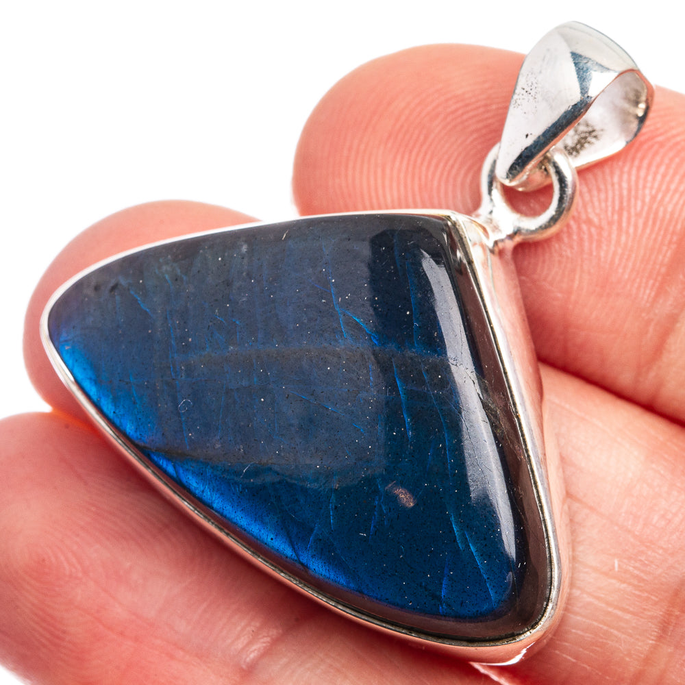 Labradorite Pendant 1 1/4" (925 Sterling Silver) P39032