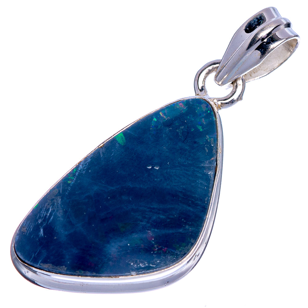 Rare Doublet Opal Pendant 1 5/8" (925 Sterling Silver) P40672