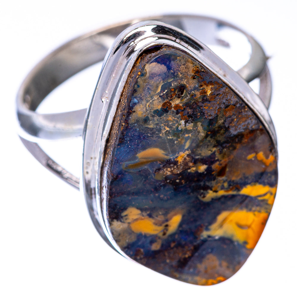 Boulder Opal Ring Size 9 (925 Sterling Silver) R145162
