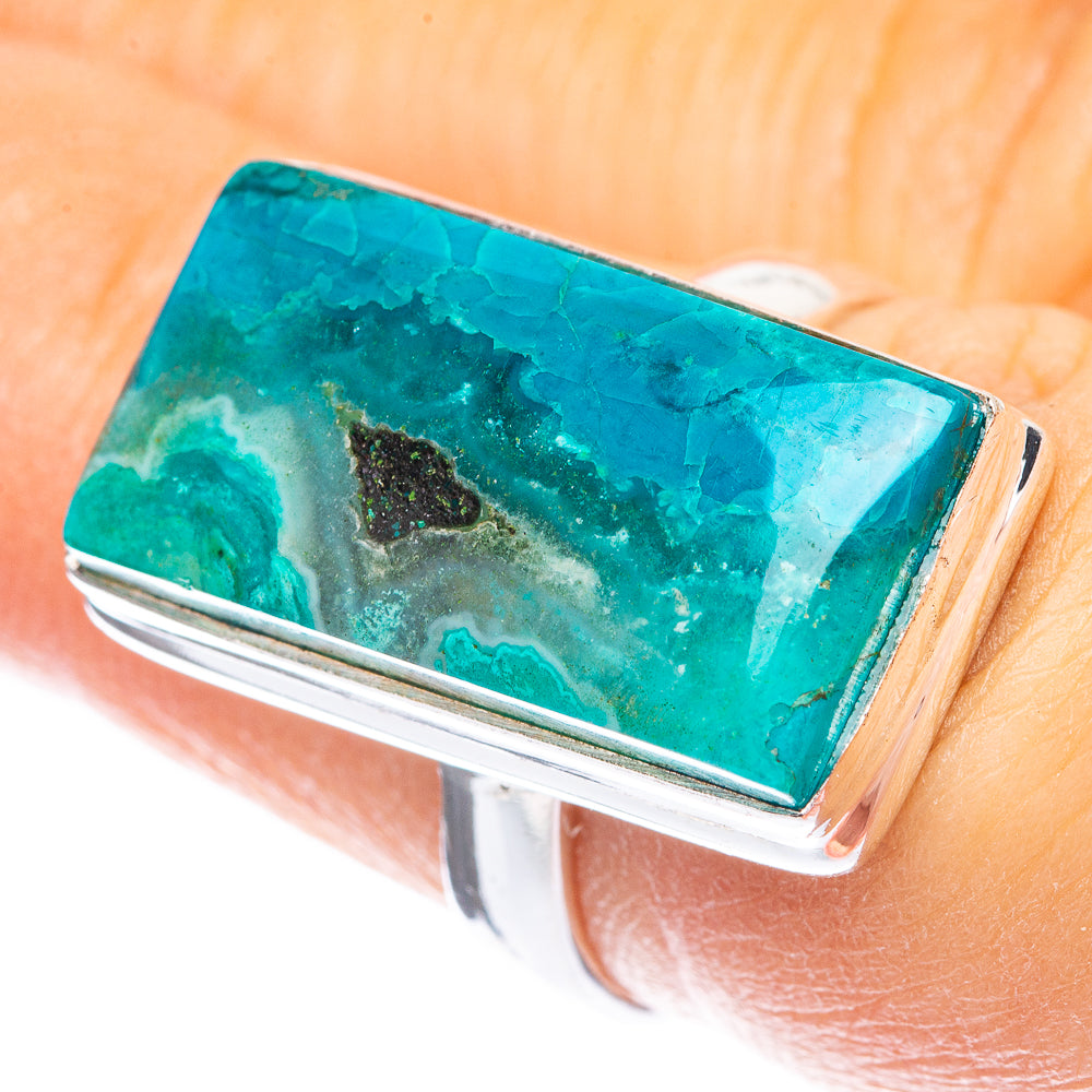 Chrysocolla Ring Size 6.5 (925 Sterling Silver) R142683