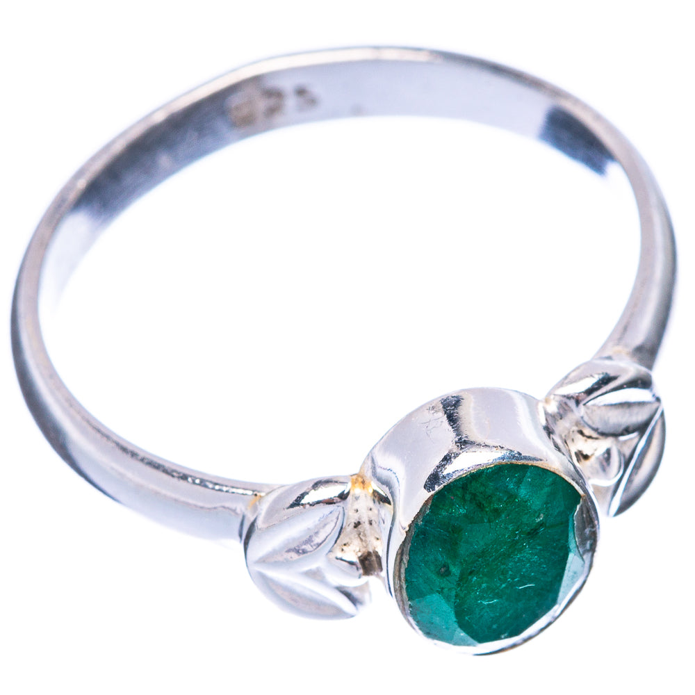 Green Sillimanite Ring Size 7.75 (925 Sterling Silver) R5588