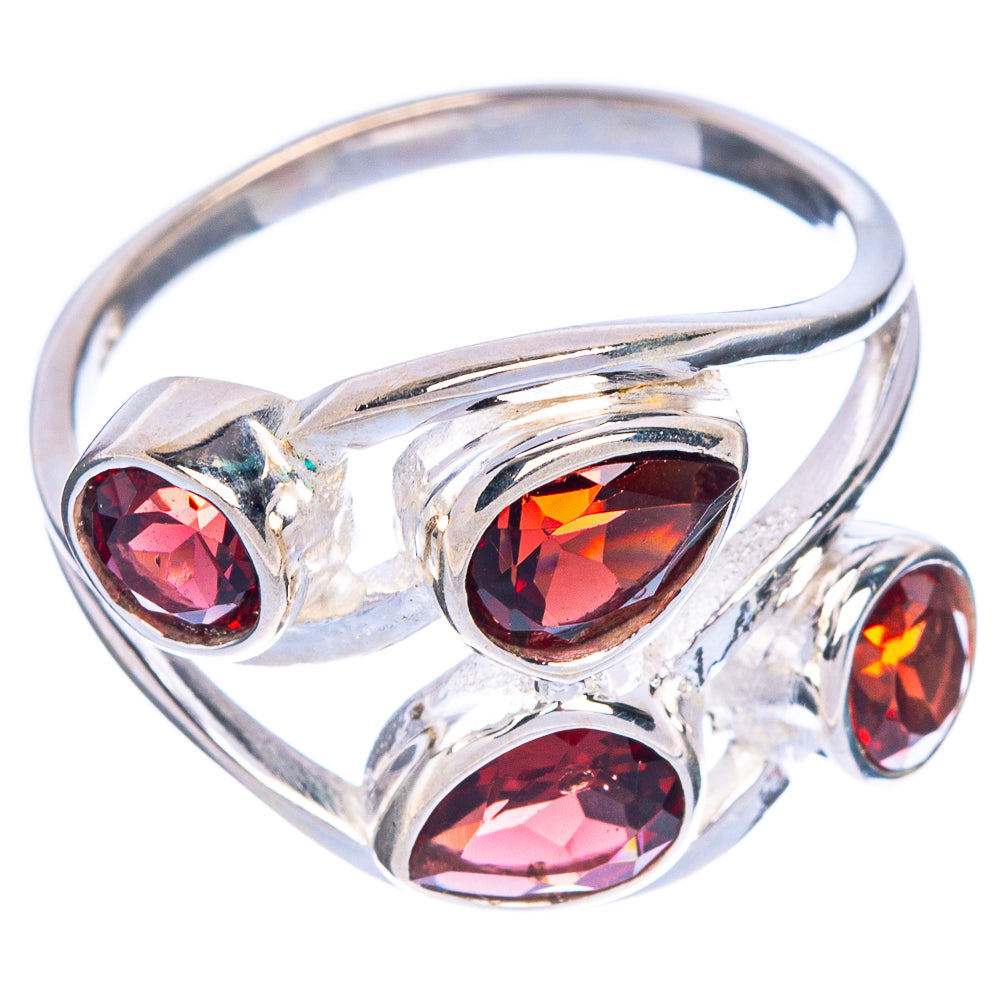 Garnet Ring Size 8.75 (925 Sterling Silver) R147089