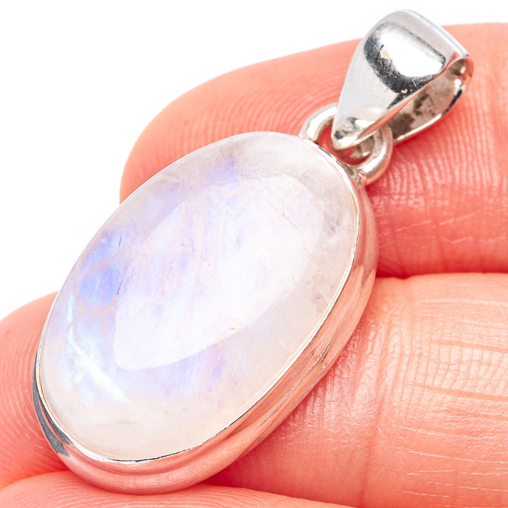 Pink Opal Pendant 1 1/4" (.925 Sterling Silver)