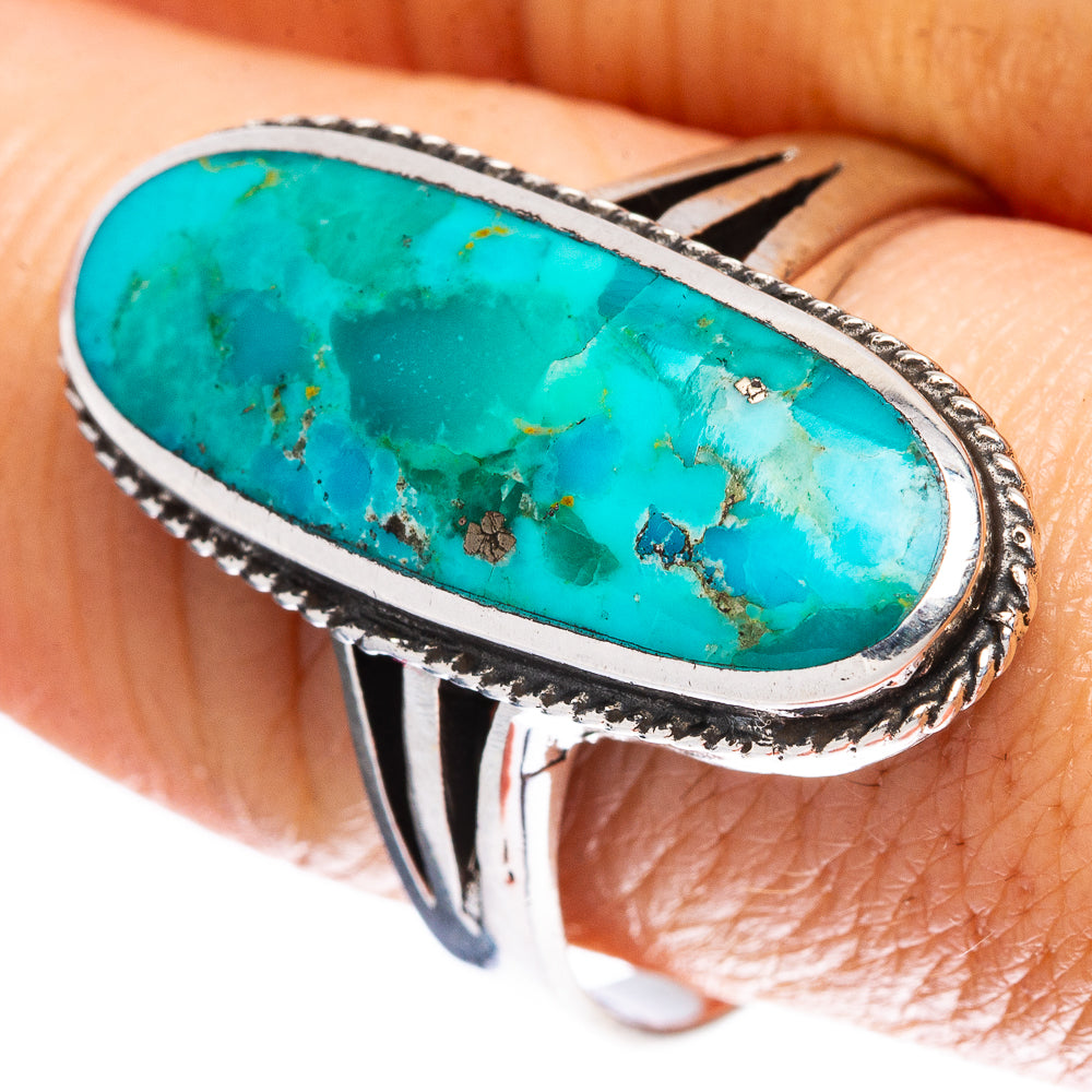 Rare Arizona Turquoise Ring Size 10.25 (925 Sterling Silver) R2335