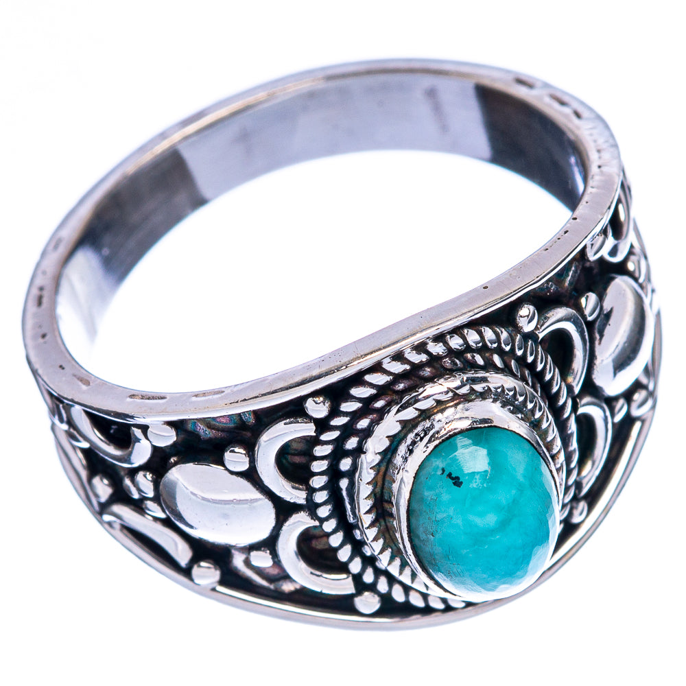 Rare Larimar Ring Size 7.75 (925 Sterling Silver) R146370