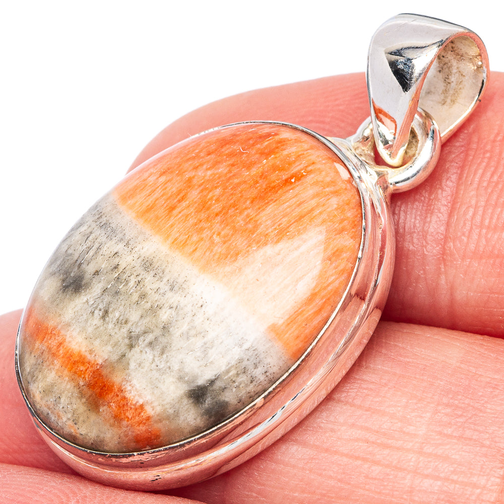 Celestobarite Pendant 1 3/8" (925 Sterling Silver) P40986