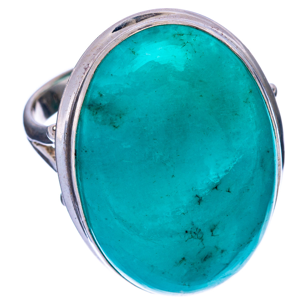 Large Peruvian Amazonite Ring Size 10.5 (925 Sterling Silver) R145290