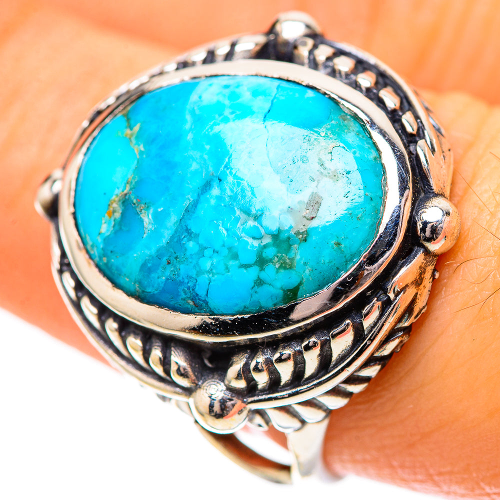 Chrysocolla Ring Size 8.5 (925 Sterling Silver) RING138925