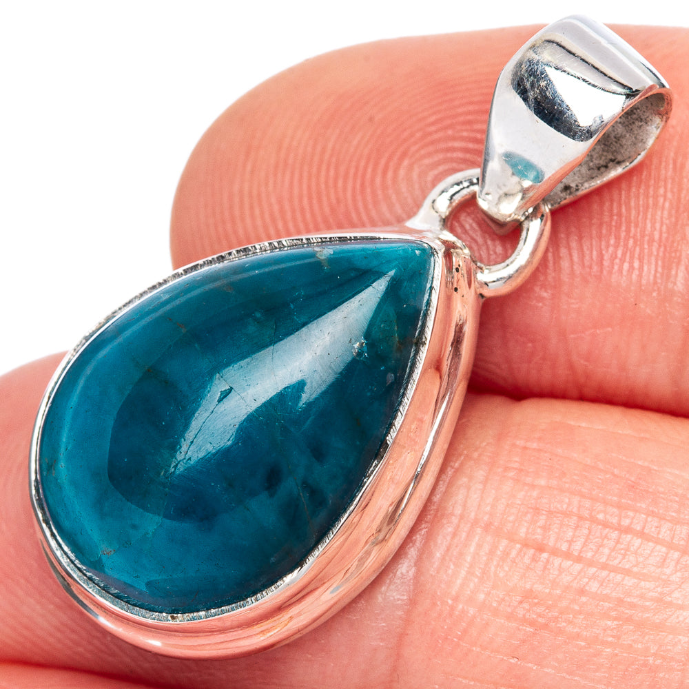 Apatite Pendant 1 1/4" (925 Sterling Silver) P41617