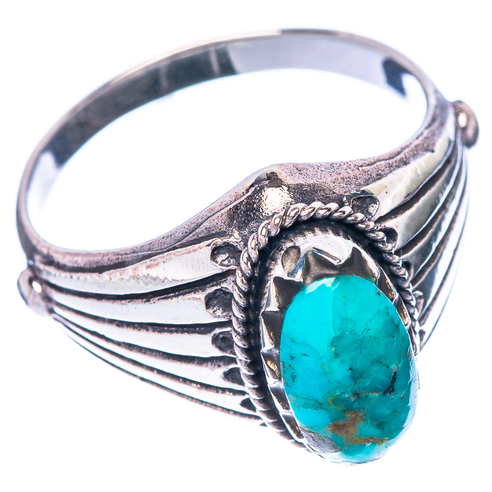 Rare Arizona Turquoise Ring Size 9.5 (925 Sterling Silver) R1579