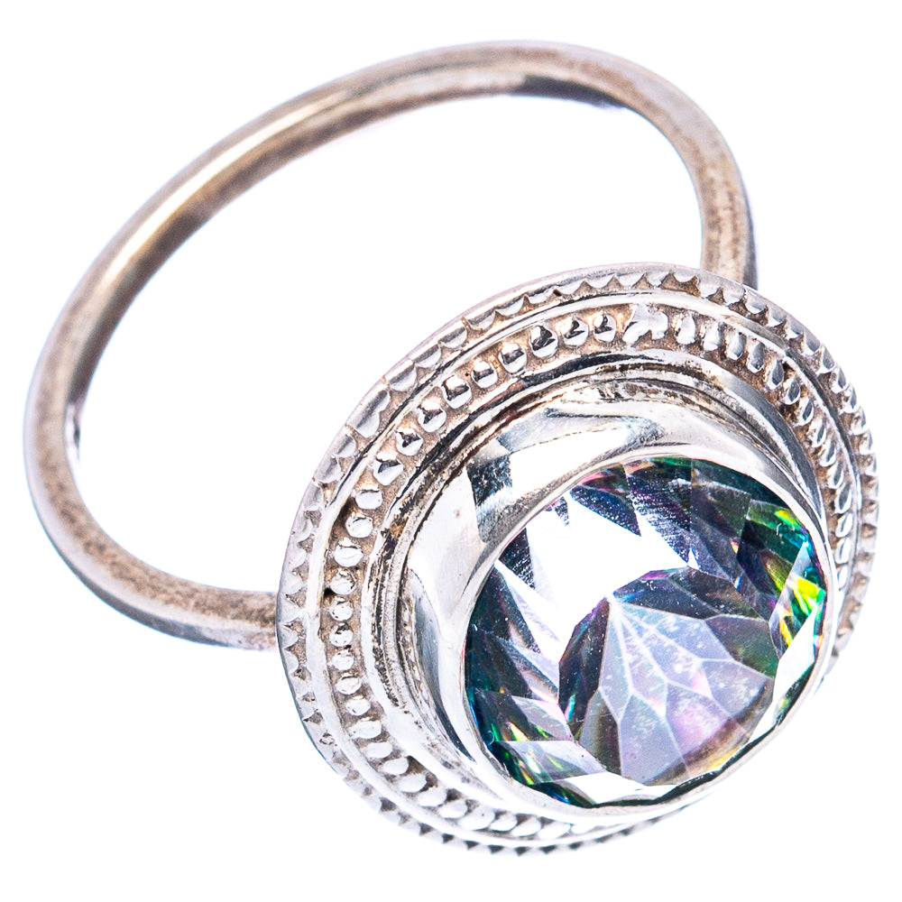 (Classic Series) Mystic Topaz Ring Size 7 (.925 Sterling Silver)