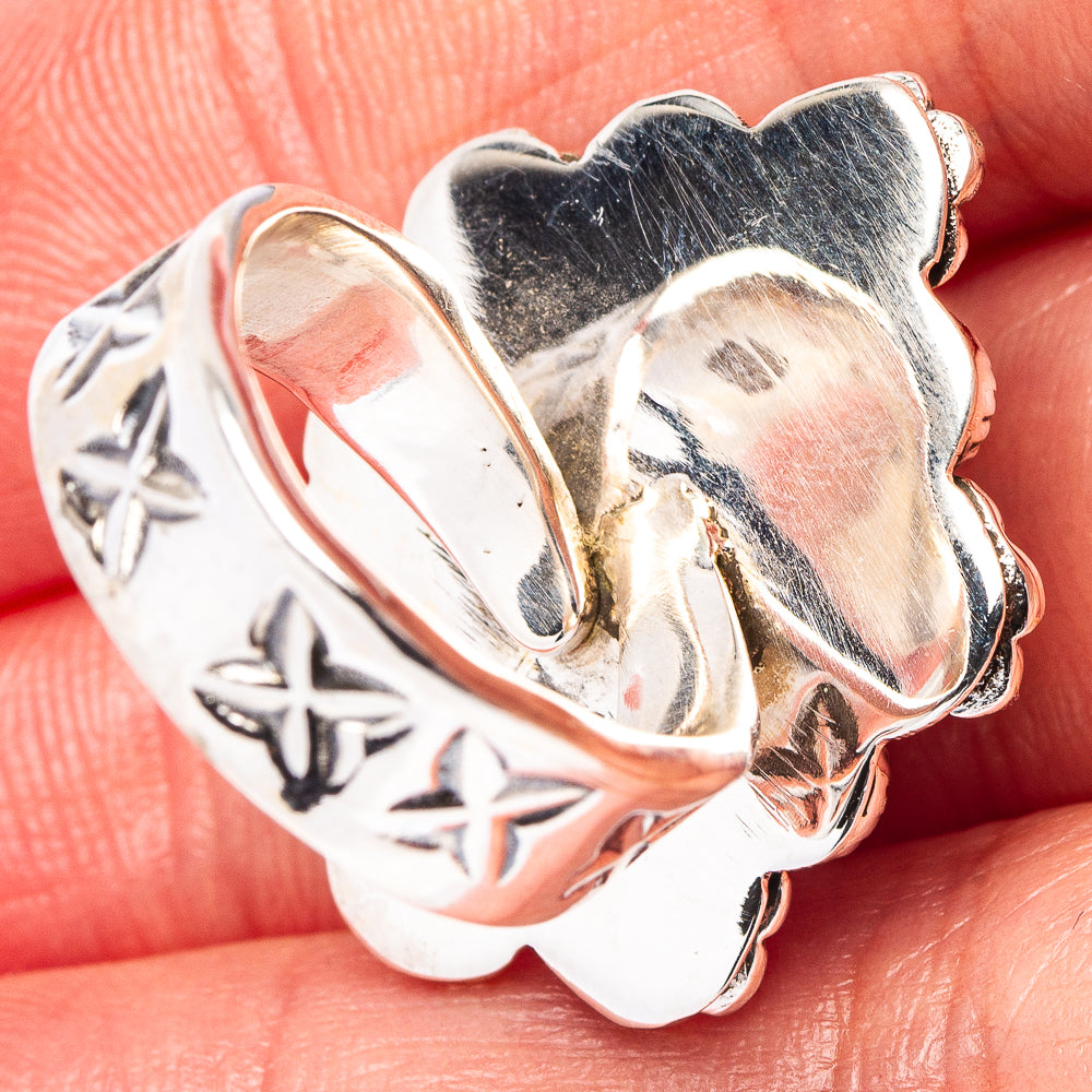Exclusive Wild Horse Jasper Ring Size 5 Adjustable (.925 Sterling Silver)