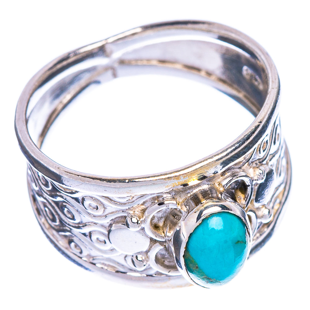 Kingman Turquoise Ring Size 6.25 (925 Sterling Silver) R1176