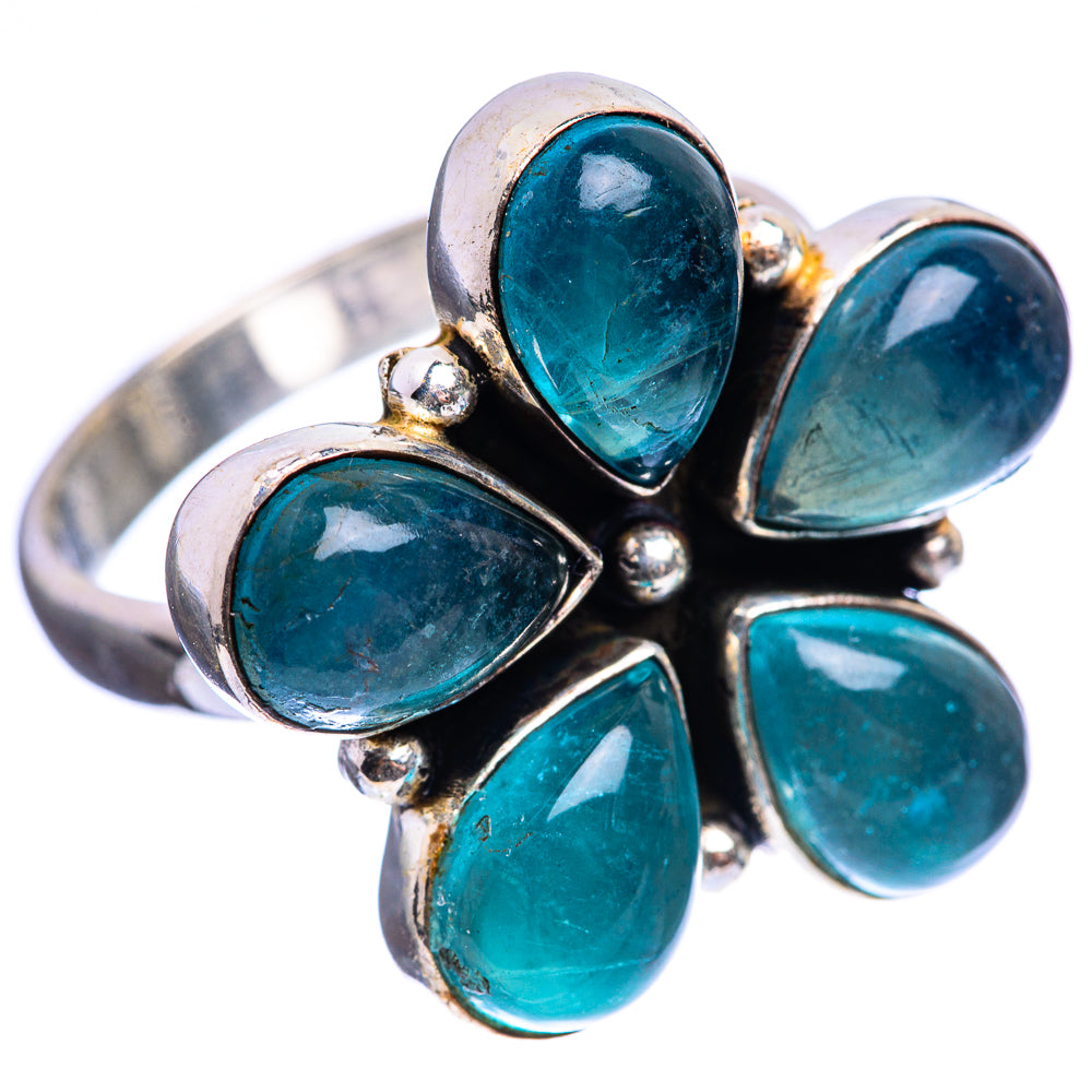 Blue Fluorite Ring Size 11 (925 Sterling Silver) R142955
