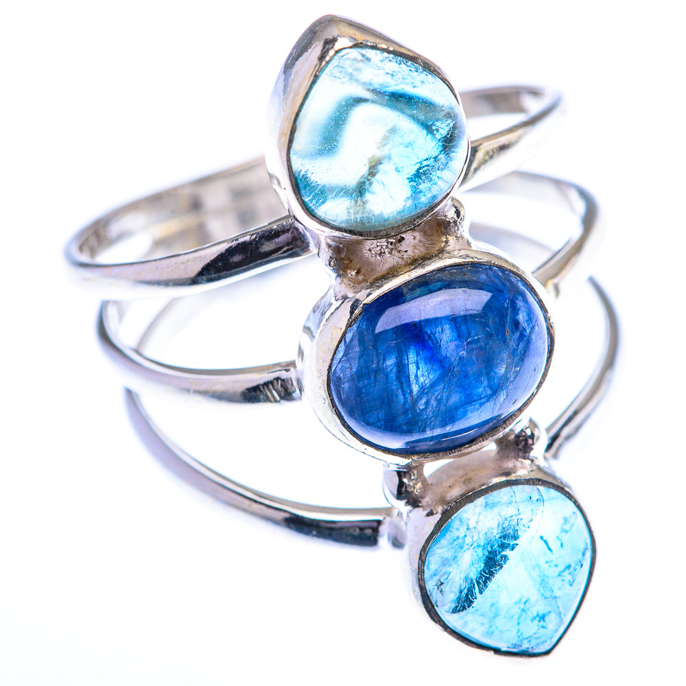 Kyanite, Blue Fluorite 925 Sterling Silver Ring Size 11 (925 Sterling Silver) RING140278
