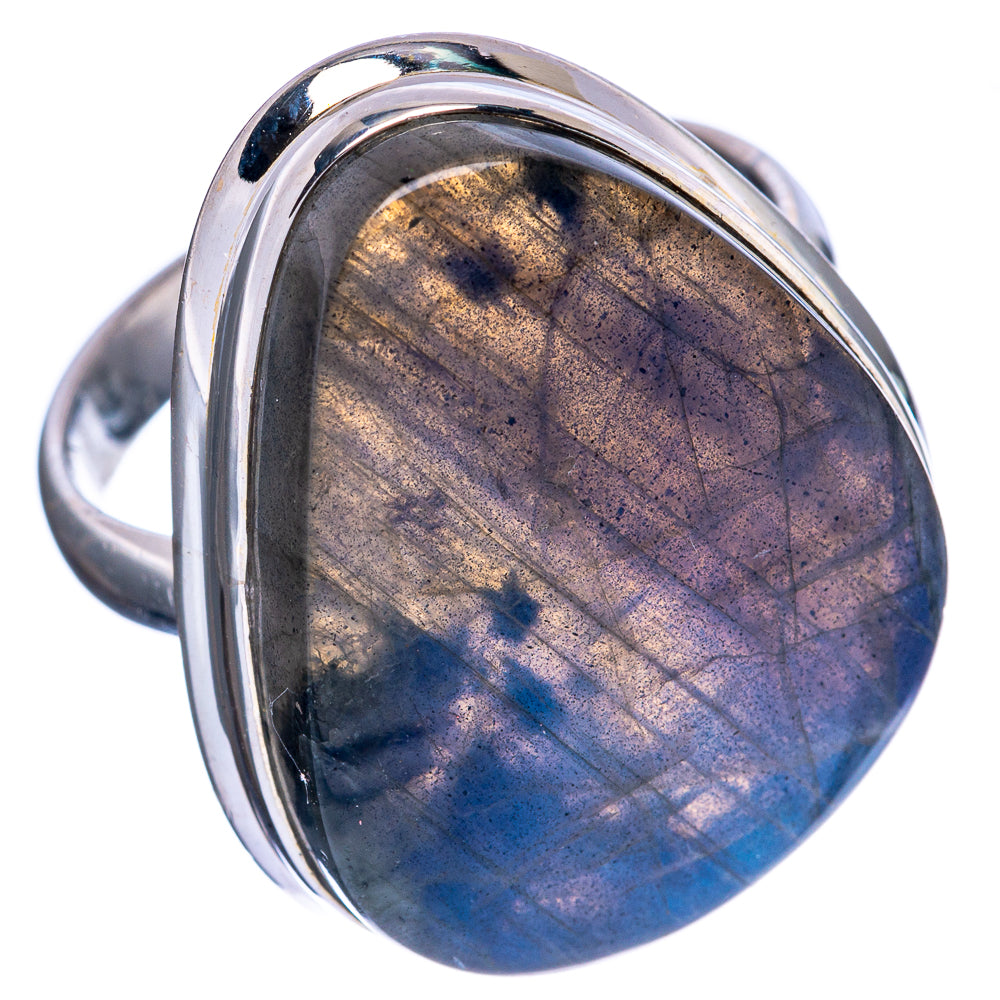 Large Labradorite Ring Size 10.5 (925 Sterling Silver) R146465