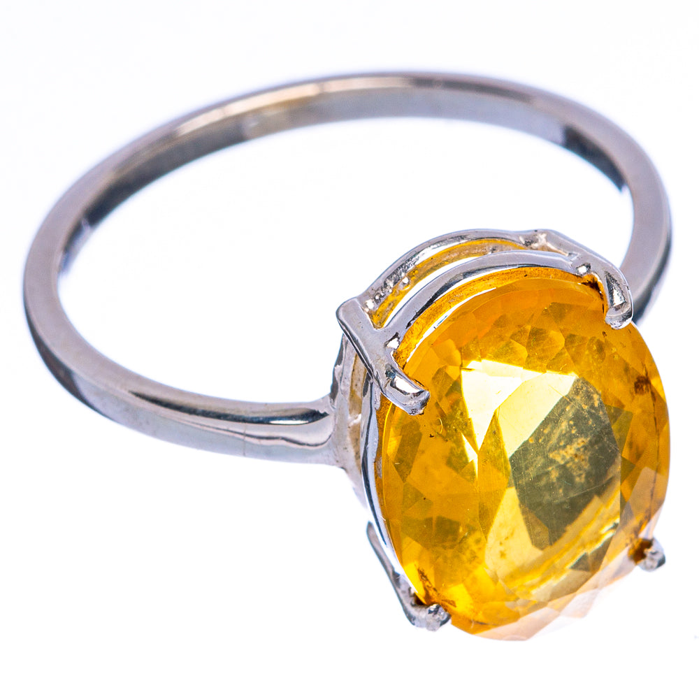 Rare Mexican Fire Opal Ring Size 9 (925 Sterling Silver) R146690
