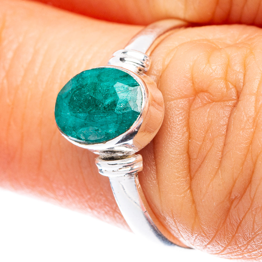 Green Sillimanite 925 Sterling Silver Ring Size 6.5 (925 Sterling Silver) R5305